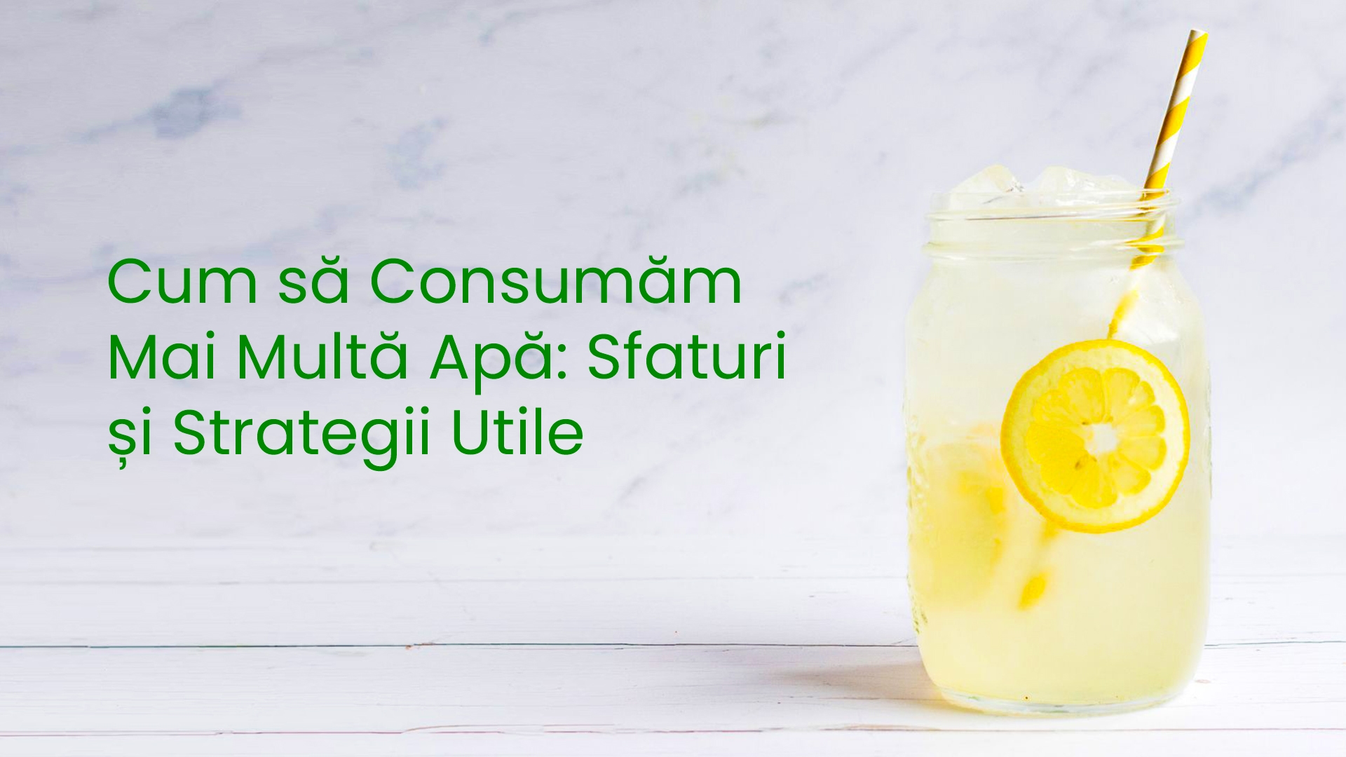 Strategii pentru hidratare
