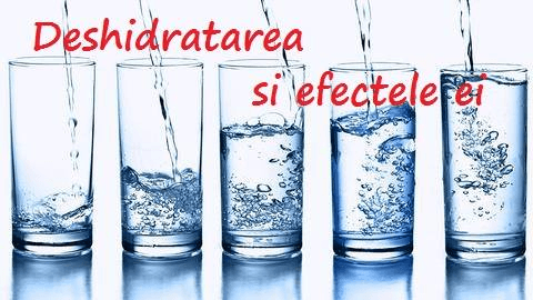 Consecintele deshidratarii